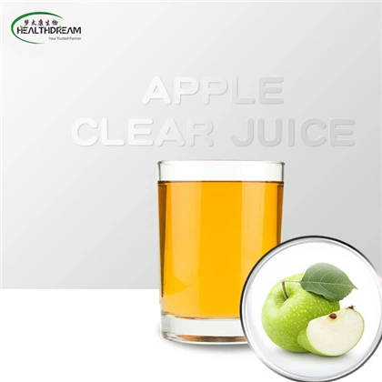Suco claro de maçã